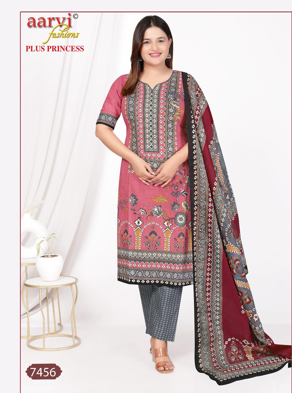 Plus Princess Vol 4 By Aarvi Printed Cotton Readymade Dress Exporters In India